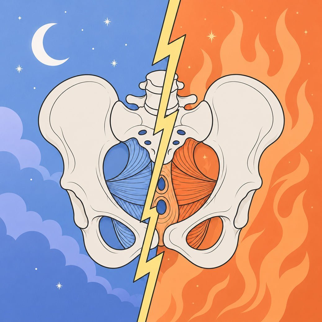 Schwacher vs. verspannter Beckenboden  - LOVYN